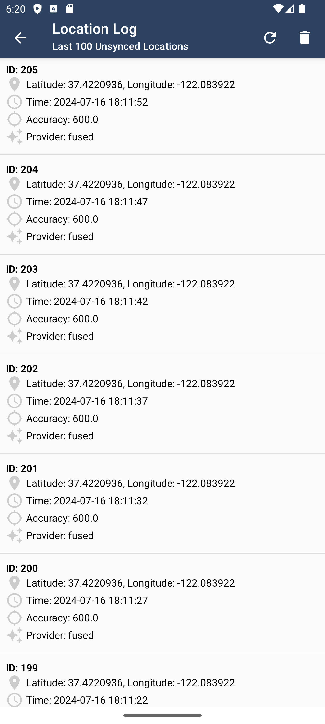 Location Tracker App Image 1